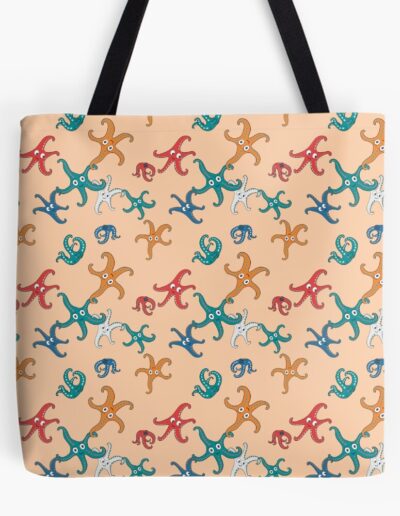 Sac caba avec motif étoiles de mer